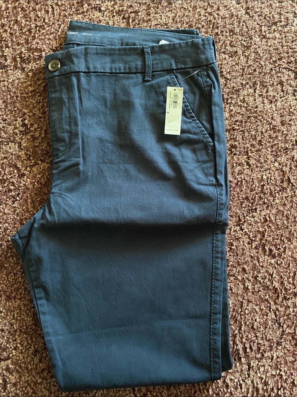 Old Navy Women's Boot Cut Pants in Navy Blue